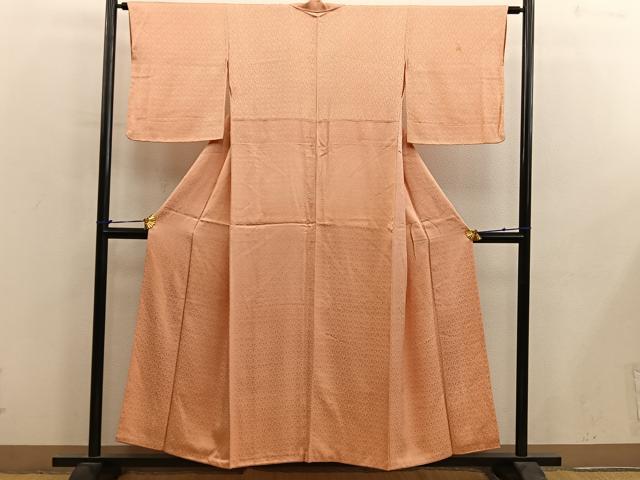 平和屋着物■江戸小紋　あられ文　正絹　逸品　BAAY0322mz