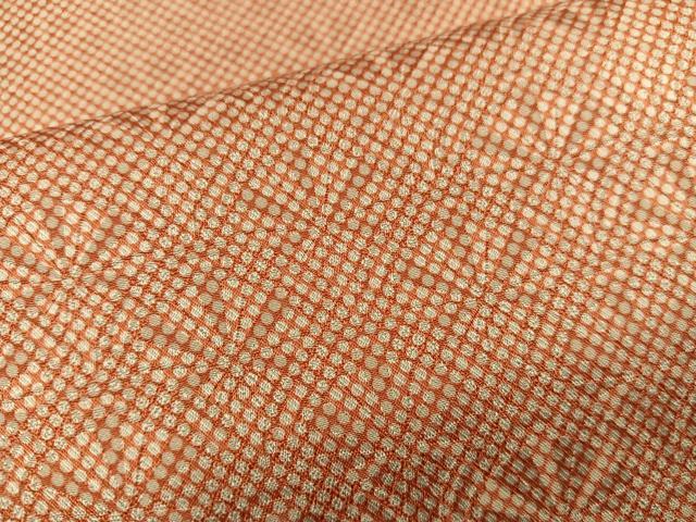 平和屋着物■江戸小紋　あられ文　正絹　逸品　BAAY0322mz