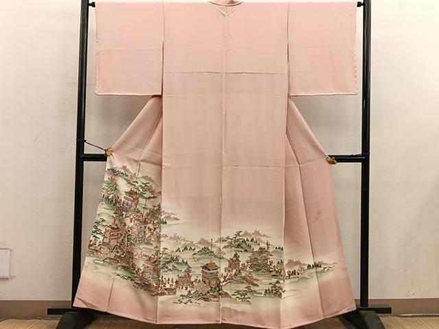 平和屋着物■豪華色留袖　作家物　古都巡行　暈し染め　金彩　正絹　逸品　BAAY0331mz