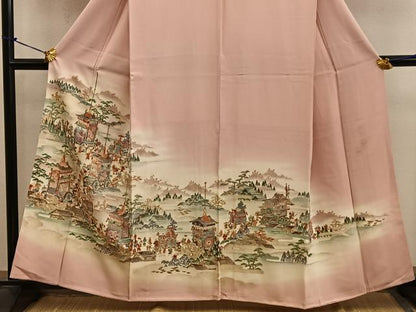 平和屋着物■豪華色留袖　作家物　古都巡行　暈し染め　金彩　正絹　逸品　BAAY0331mz