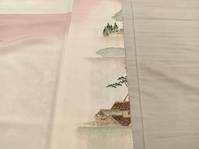 平和屋着物■豪華色留袖　作家物　古都巡行　暈し染め　金彩　正絹　逸品　BAAY0331mz