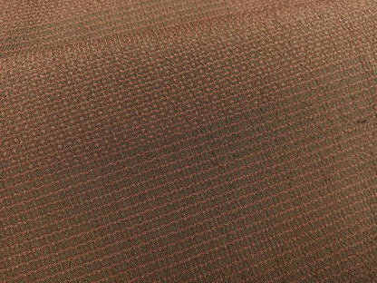 平和屋着物●上質なお召　100亀甲　流水文　伊勢丹扱い　正絹　逸品　BAAY0341mz