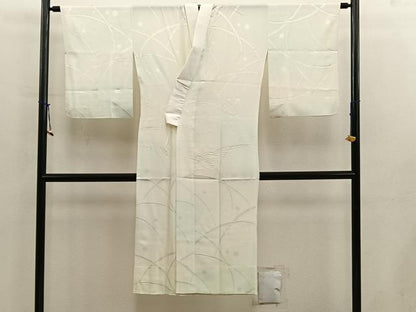 平和屋着物■長襦袢　無双仕立て　露芝地紋　暈し染め　正絹　逸品　BAAY0343mz