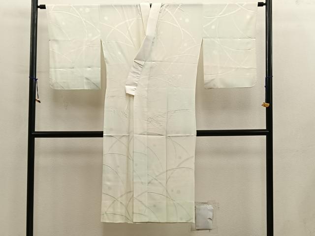 平和屋着物■長襦袢　無双仕立て　露芝地紋　暈し染め　正絹　逸品　BAAY0343mz