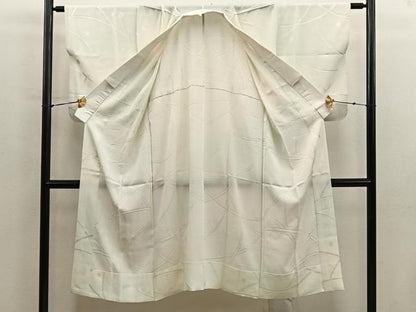 平和屋着物■長襦袢　無双仕立て　露芝地紋　暈し染め　正絹　逸品　BAAY0343mz
