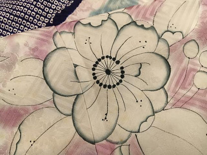 平和屋着物■訪問着　絞り　辻が花　正絹　逸品　BAAY0347mz
