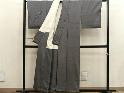 平和屋着物■江戸小紋　作家物　本草木染　鮫小紋柄　正絹　逸品　BAAY0356mz