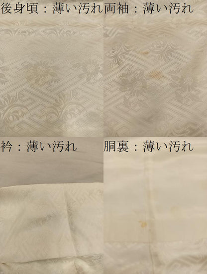 平和屋着物■豪華振袖　駒刺繍　絞り　片輪車花文　金彩　正絹　逸品　BAAY0357mz