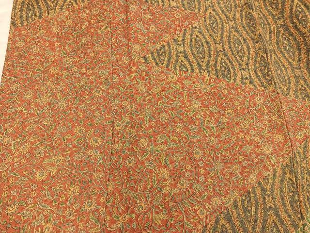 平和屋着物■訪問着　枝花文　正絹　逸品　BAAY0361mz