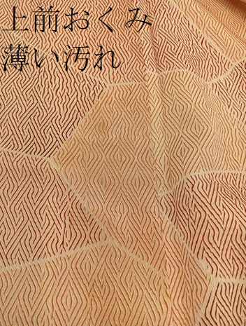 平和屋着物■上質な小紋　幾何学文様　正絹　逸品　BAAY0375mz