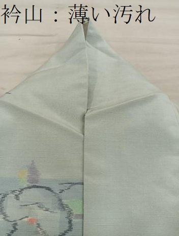 平和屋着物■上質な紬　椿花文　正絹　逸品　BAAY0387mz