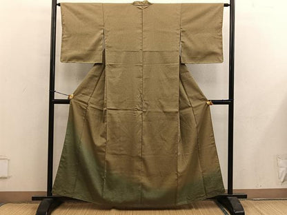 平和屋着物■訪問着　芝草文　暈し染め　正絹　逸品　未使用　BAAY0391mz