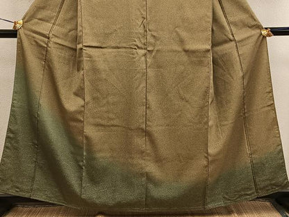 平和屋着物■訪問着　芝草文　暈し染め　正絹　逸品　未使用　BAAY0391mz