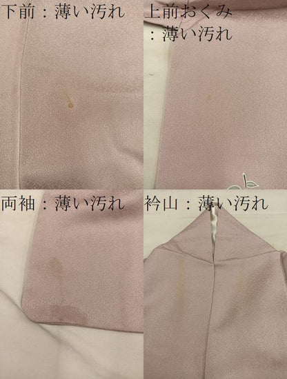 平和屋着物■訪問着　友禅　花鳥文　正絹　逸品　BAAY0398mz