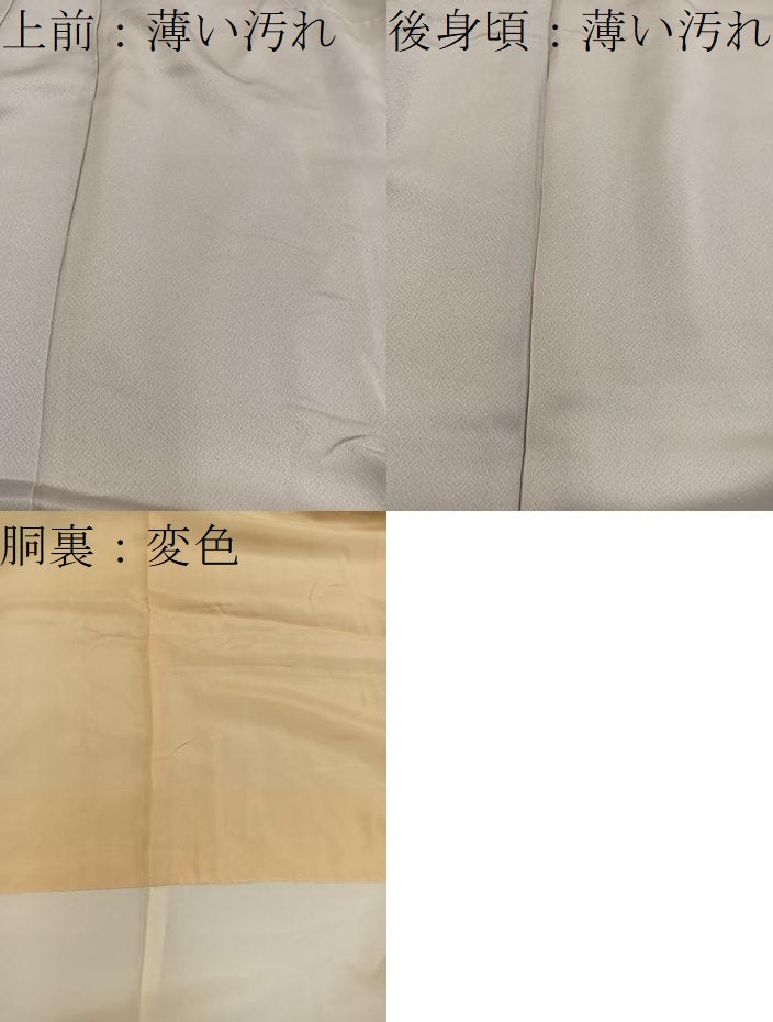 平和屋着物■訪問着　手書き　枝花文　暈し染め　正絹　逸品　BAAY0411mz