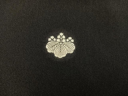 平和屋着物■豪華黒留袖　友禅　作家物　梅花文　正絹　逸品　BAAY0423mz