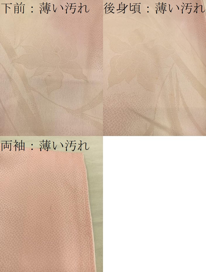 平和屋着物■上質な小紋　枝花文　暈し染め　正絹　逸品　BAAY0428mz