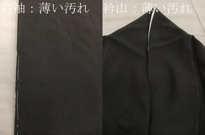 平和屋着物■豪華黒留袖　駒刺繍　色紙人物風景文　金彩　正絹　逸品　BAAY0434mz