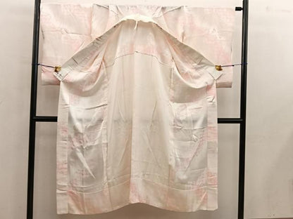 平和屋着物■長襦袢　無双仕立て　流水地紋　暈し染め　やまと誂製　半衿刺繍　正絹　逸品　BAAY0436mz