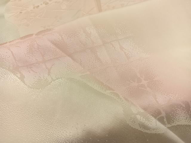 平和屋着物■長襦袢　無双仕立て　流水地紋　暈し染め　やまと誂製　半衿刺繍　正絹　逸品　BAAY0436mz