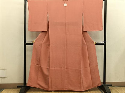 平和屋着物■伝統工芸師　服部光擴　江戸小紋　立分銅　正絹　逸品　未使用　BAAY0446mz