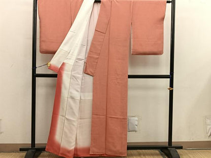 平和屋着物■伝統工芸師　服部光擴　江戸小紋　立分銅　正絹　逸品　未使用　BAAY0446mz
