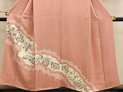 平和屋着物■訪問着　辻が花　絞り　正絹　逸品　BAAY0465mz