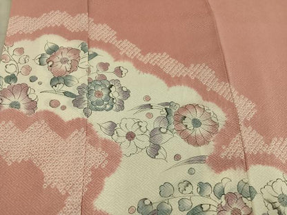 平和屋着物■訪問着　辻が花　絞り　正絹　逸品　BAAY0465mz