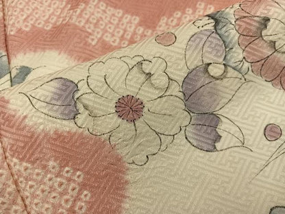 平和屋着物■訪問着　辻が花　絞り　正絹　逸品　BAAY0465mz