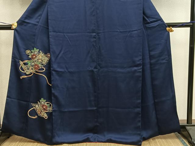 平和屋着物■訪問着　総刺繍　相良刺繍　花絵巻　正絹　逸品　BAAY0479mz