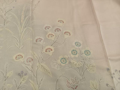 平和屋着物■訪問着　手描き　枝花文　暈し染め　正絹　逸品　BAAY0484mz