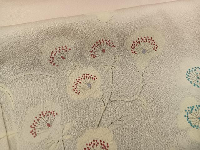 平和屋着物■訪問着　手描き　枝花文　暈し染め　正絹　逸品　BAAY0484mz