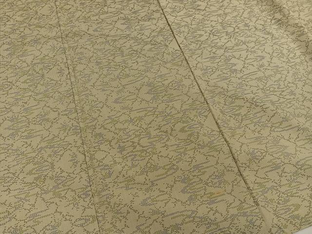 平和屋着物■本場大島紬　7マルキ　草葉文　正絹　逸品　BAAY0488mz