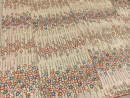 平和屋着物■上質な小紋　梅花文　金彩　やまと誂製　正絹　逸品　BAAY0495mz