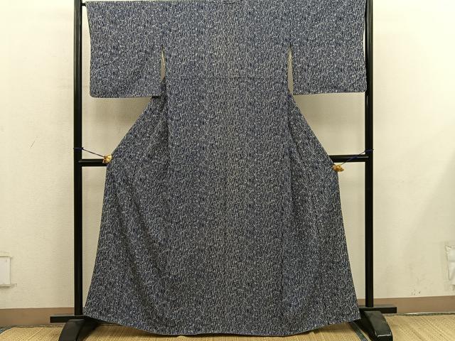 平和屋着物■上質な小紋　草花文　正絹　逸品　BAAY0504mz