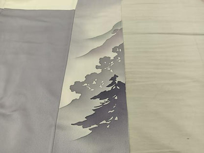 平和屋着物■豪華色留袖　樹林文　暈し染め　金彩　正絹　逸品　BAAY0505mz