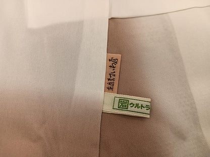 平和屋着物■本塩沢　草花文　ますいわ屋扱い　正絹　逸品　BAAY0522mz