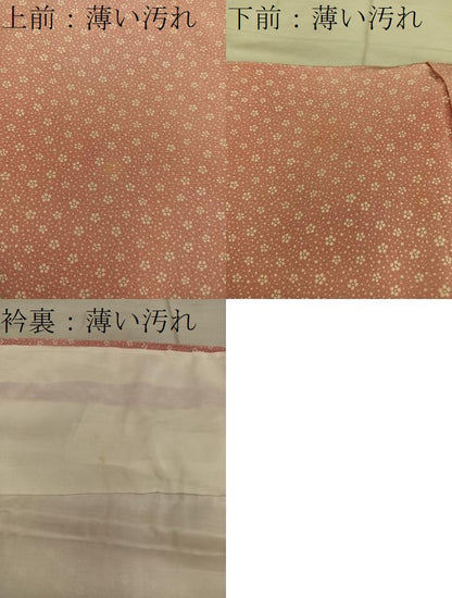 平和屋着物■上質な小紋　草花文　暈し染め　正絹　逸品　BAAY0526mz