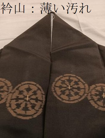 平和屋着物■上質な紬　源氏車　正絹　逸品　BAAY0527mz