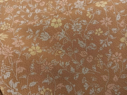 平和屋着物■上質な小紋　枝花文　正絹　逸品　BAAY0532mz
