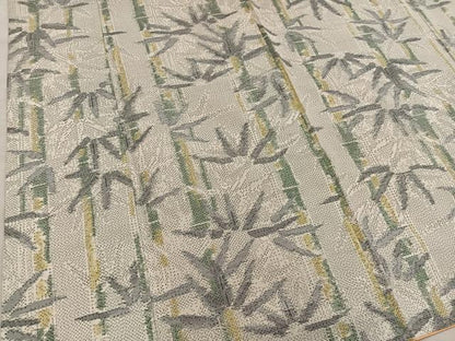 平和屋着物■上質な紬　笹竹文　正絹　逸品　BAAY0552mz