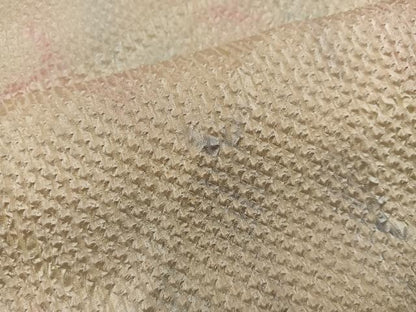平和屋着物■上質な小紋　総絞り　幾何学文様　正絹　逸品　BAAY0561mz
