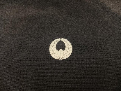 平和屋着物■豪華黒留袖　駒刺繍　風景花文　暈し染め　金彩　正絹　逸品　BAAY0578mz