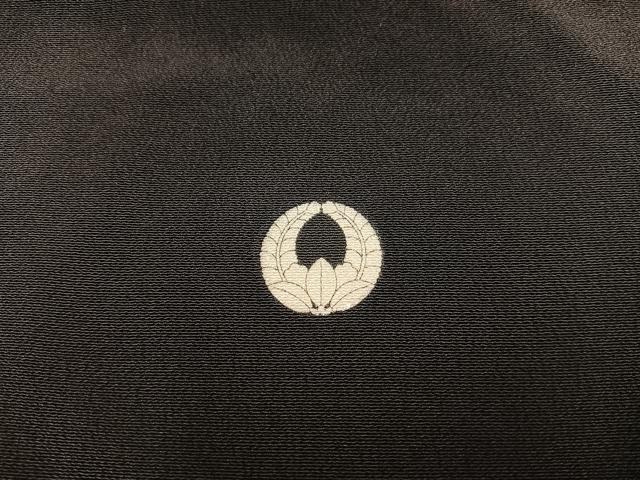 平和屋着物■豪華黒留袖　駒刺繍　風景花文　暈し染め　金彩　正絹　逸品　BAAY0578mz