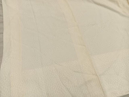 平和屋着物■長襦袢　袷　菊地紋　白色　正絹　逸品　BAAY0584mz