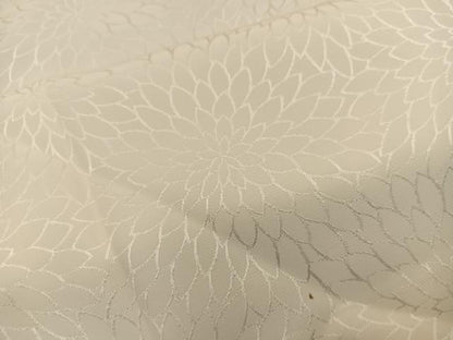平和屋着物■長襦袢　袷　菊地紋　白色　正絹　逸品　BAAY0584mz