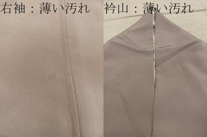 平和屋着物■訪問着　絞り　風景花文　正絹　逸品　BAAY0598mz