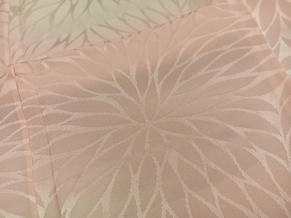 平和屋着物■振袖用長襦袢　無双仕立て　菊地紋　暈し染め　正絹　逸品　BAAY0604mz