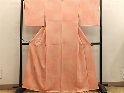 平和屋着物■上質な小紋　鼓地紋　暈し染め　やまと誂製　正絹　逸品　BAAY0610mz