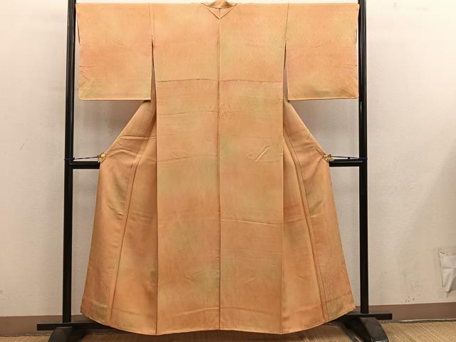 平和屋着物■上質な小紋　樹林地紋　暈し染め　正絹　逸品　BAAY0618mz
